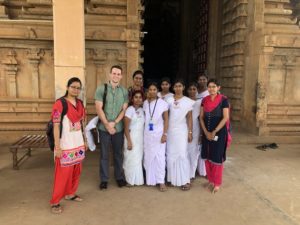 The village of Kandanur adjacent to the ophthalmic screening site